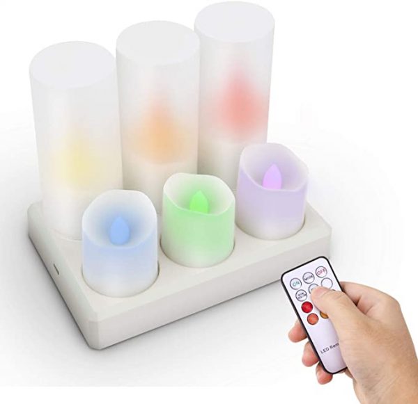 usb rechargeable tea lights